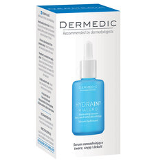 Dermedic Hydrain3 Hialuro, hidrirajoči serum za obraz vrat in dekolte (30 ml)