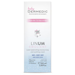 Dermedic Linum Emolient Baby, lipidna obnavljajoča in pomirjujoča krema (100 ml)