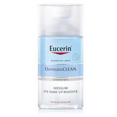 Eucerin DermatoClean, micelarni odstranjevalec ličil za oči (125 ml)