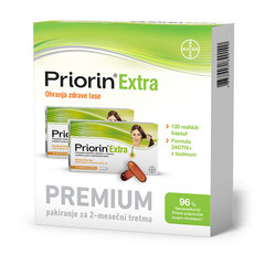 Priorin Extra, kapsule (2 x 60 mehkih kapsul)