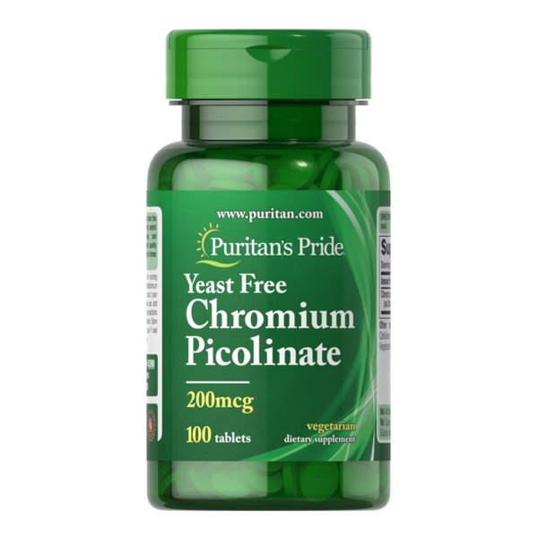 Puritan's Pride Kromov Pikolinat 200 µg (100 tablet) 