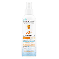 Dermedic Sunbrella Baby, mleko za zaščito pred soncem v pršilu - ZF50+ (150 ml)