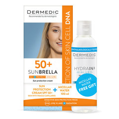 Dermedic Sunbrella, krema za zaščito pred soncem za kožo s krhkimi kapilarami - ZF50+ (50 g)