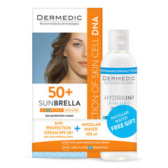 Dermedic Sunbrella, krema za zaščito pred soncem za suho kožo - ZF50+ (50 g)