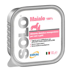 Solo Maiale, monoproteinska dieta za pse in mačke - Svinjina (100 g)