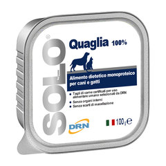 Solo Quaglia, monoproteinska dieta za pse in mačke - Prepelica (100 g) 
