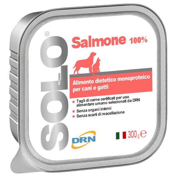 Solo Salmone, monoproteinska dieta za pse in mačke - Losos (300 g)