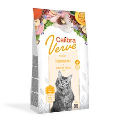 Calibra Verve Sterilised, hrana za odrasle mačke - piščanec in puran (750 g