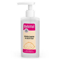 BebiVal šampon za lase in telo (190 ml)