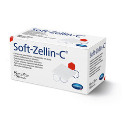 Soft Zellin - C, sterilni alkoholni zloženci (100 robčkov)