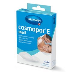 Cosmopor E Sterile, pooperativni obliž za rane - 7,2 cm x 5 cm (5 obližev)