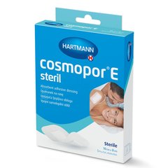 Cosmopor E Sterile, pooperativni obliž za rane - 10 cm x 8 cm (5 obližev)