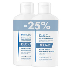 Ducray Kelual DS, tretma šampon - paket (2 x 100 ml) 