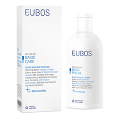 Eubos, neodišavljena čistilna emulzija brez mila za telo - 200 ml
