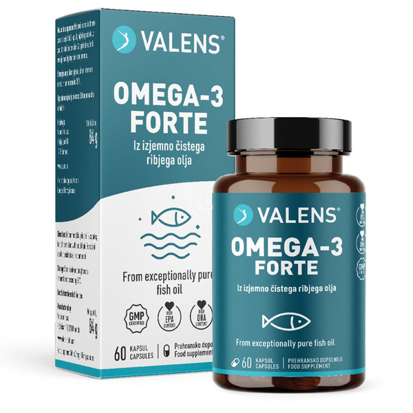 Valens Omega-3 Forte, kapsule (60 kapsul)