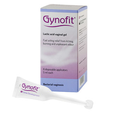 Gynofit, vaginalni gel z mlečno kislino (6 x 5 ml)