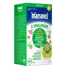 Marsovci, žvečljive tablete z inulinom - okus mix (100 tablet)
