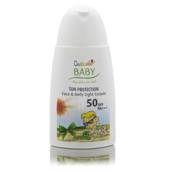 Nature House Cucciolo Baby, krema za zaščito pred sonce za obraz in telo - ZF50/PA++++ (100 ml)