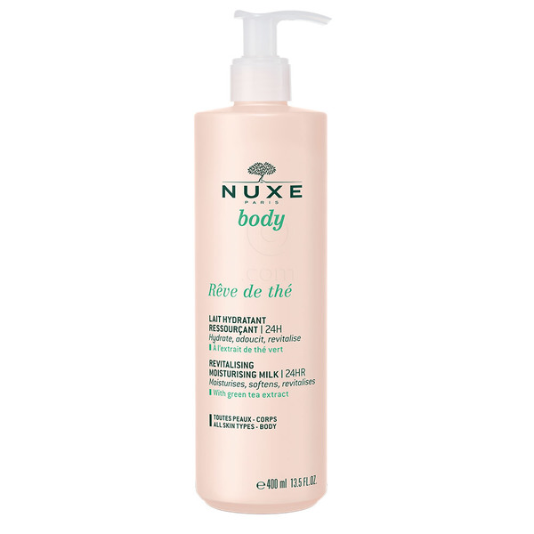 Nuxe Body Reve de the, poživljajoče vlažilno mleko za telo (400 ml)