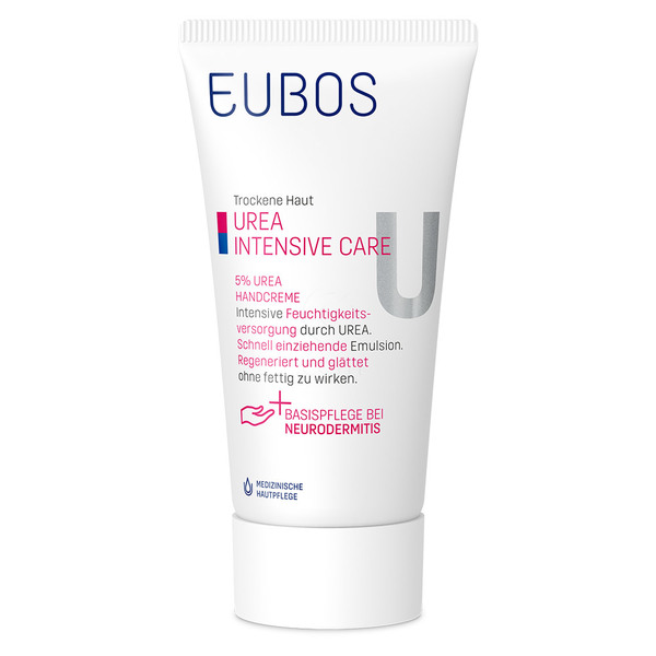 Eubos 5% Urea, krema za suhe in razpokane roke (75 ml)