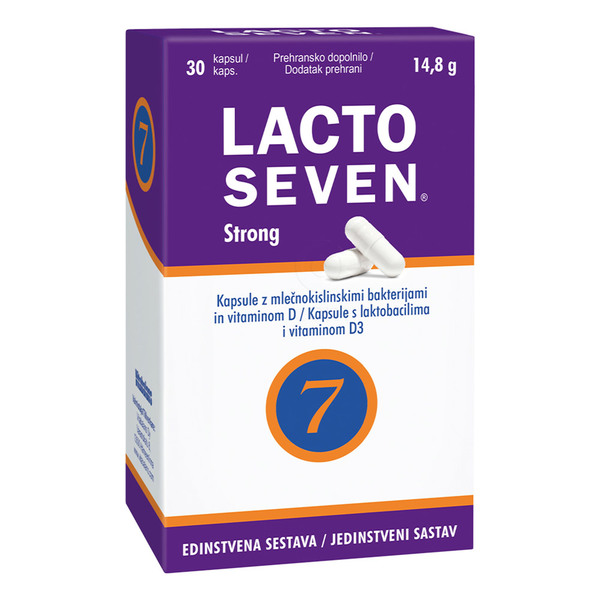 LactoSeven Strong, kapsule (30 kapsul)
