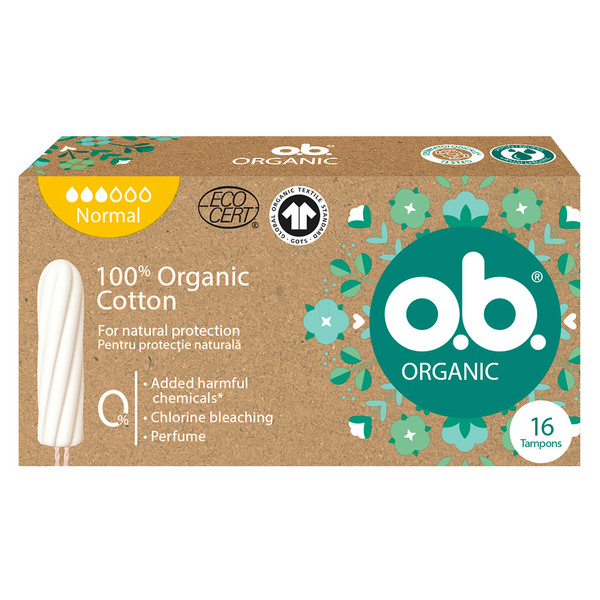 O.B. Organic Normal Johnson & Johnson, tamponi (16 tamponov)