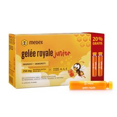 Medex Gelée Royale Junior, matični mleček za otroke (10 x 9 ml)