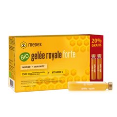 Medex Bio Gelée Royale Forte, matični mleček iz ekološke pridelave (10 x 9 ml) 