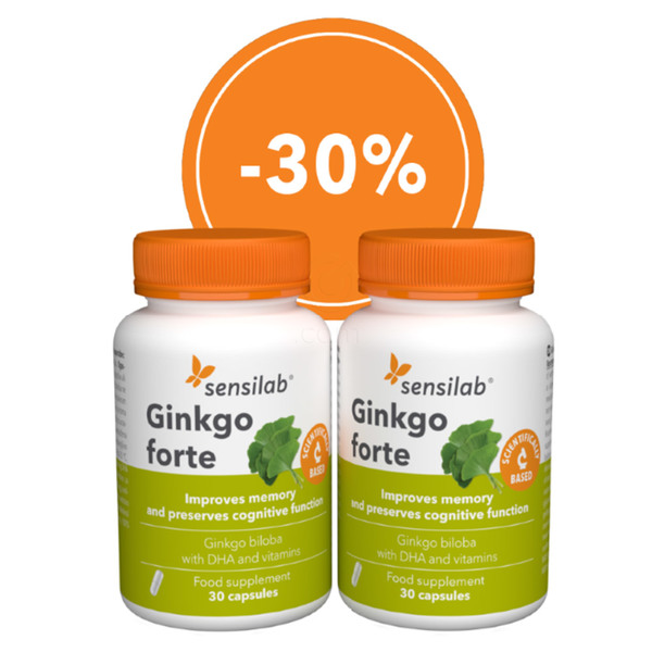 Ginkgo Forte Sensilab, kapsule -paket (2 x 30 kapsul)
