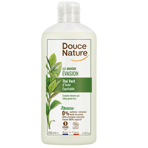 Douce Nature, naravni gel za tuširanje - Zeleni čaj (250 ml)