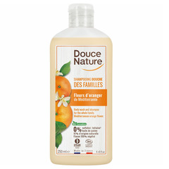 Douce Nature, naravni gel in šampon za tuširanje - Pomarančni cvet (250 ml)
