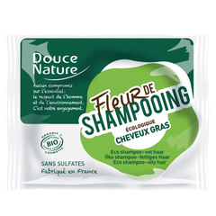 Douce Nature, naravni trdi šampon za mastne lase (85 g)