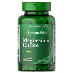 Puritan's Pride Magnezijev citrat 210 mg, tablete (90 tablet)