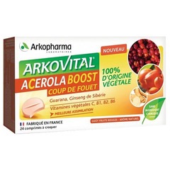 Arkovital Acerola Boost, žvečljive tablete (24 tablet)
