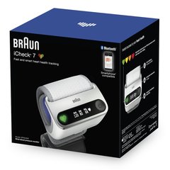 Braun iCheck 7 BPW4500, zapestni merilnik krvnega tlaka (1 merilnik)