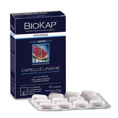 BioKap Miglio Uomo Forte, prehransko dopolnilo za lase in nohte za moške - tabelet (60 tablet