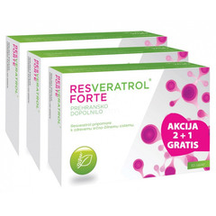 Resveratrol forte, tablete (3 x 30 tablet)