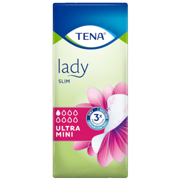 Tena Lady Slim - Ultra mini, tanek vložek za inkontinenco (28 vložkov)