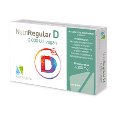 Nutriregular Vitamin D 2000 I.U. Vegan Nutrileya, tablete (60 tablet)