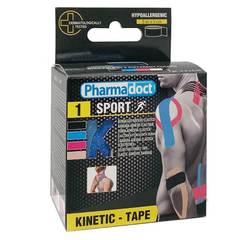 Kineziološki trak Pharmadoct, kineziološki trak - moder (5 cm x 5 m)