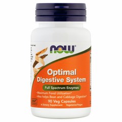 NOW Optimal Digestive System - Prebavni encimi, kapsule (90 kapsul)