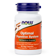 NOW Optimal Digestive System - Prebavni encimi, kapsule (90 kapsul)
