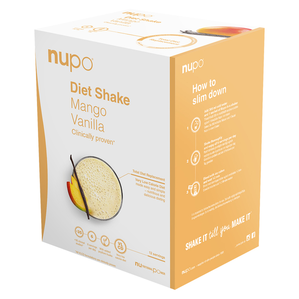 Nupo Dietni Shake, Mango in Vanilija (12 x 32 g)