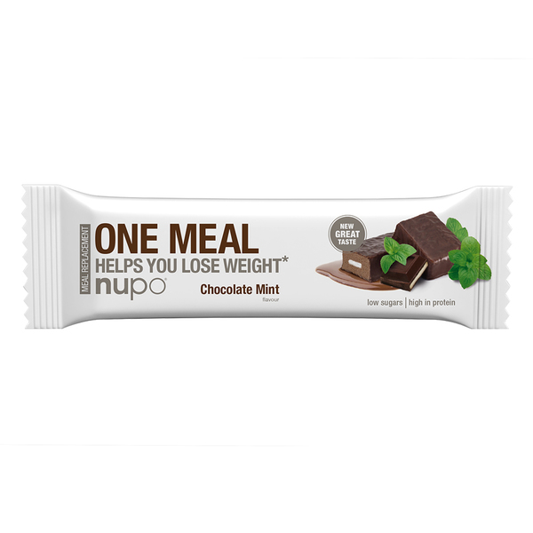 Nupo One Meal, ploščica za nadomestitev obroka - čokolada in meta (60 g) 
