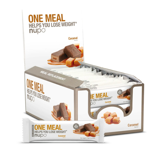 Nupo One Meal, ploščica za nadomestitev obroka - Karamela (24 x 60 g) 