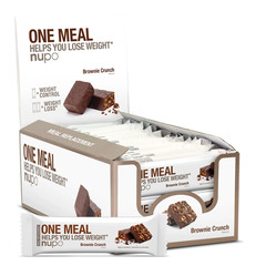 Nupo One Meal, ploščica za nadomestitev obroka - Brownie Crunch (24 x 60 g)