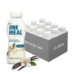 Nupo One Meal+ Prime Shake, nadomestilo obroka Vanilija in Banana (12 x 330 ml)