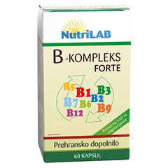 Nutrilab B Kompleks Forte, kapsule (60 kapsul)