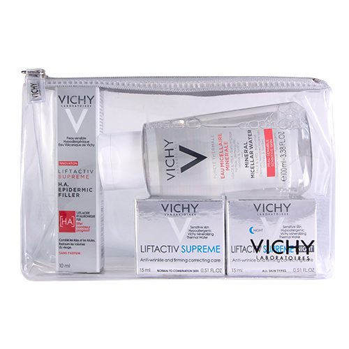Vichy Liftactiv Supreme Try&Buy, set izdelkov (2 x 15 ml + 10 ml + 100 ml