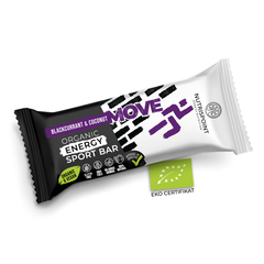 Nutrispoint Energy MOVE, Bio energijska ploščica - Črni ribez in Kokos (40 g)